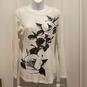 Express long sleeve cotton top